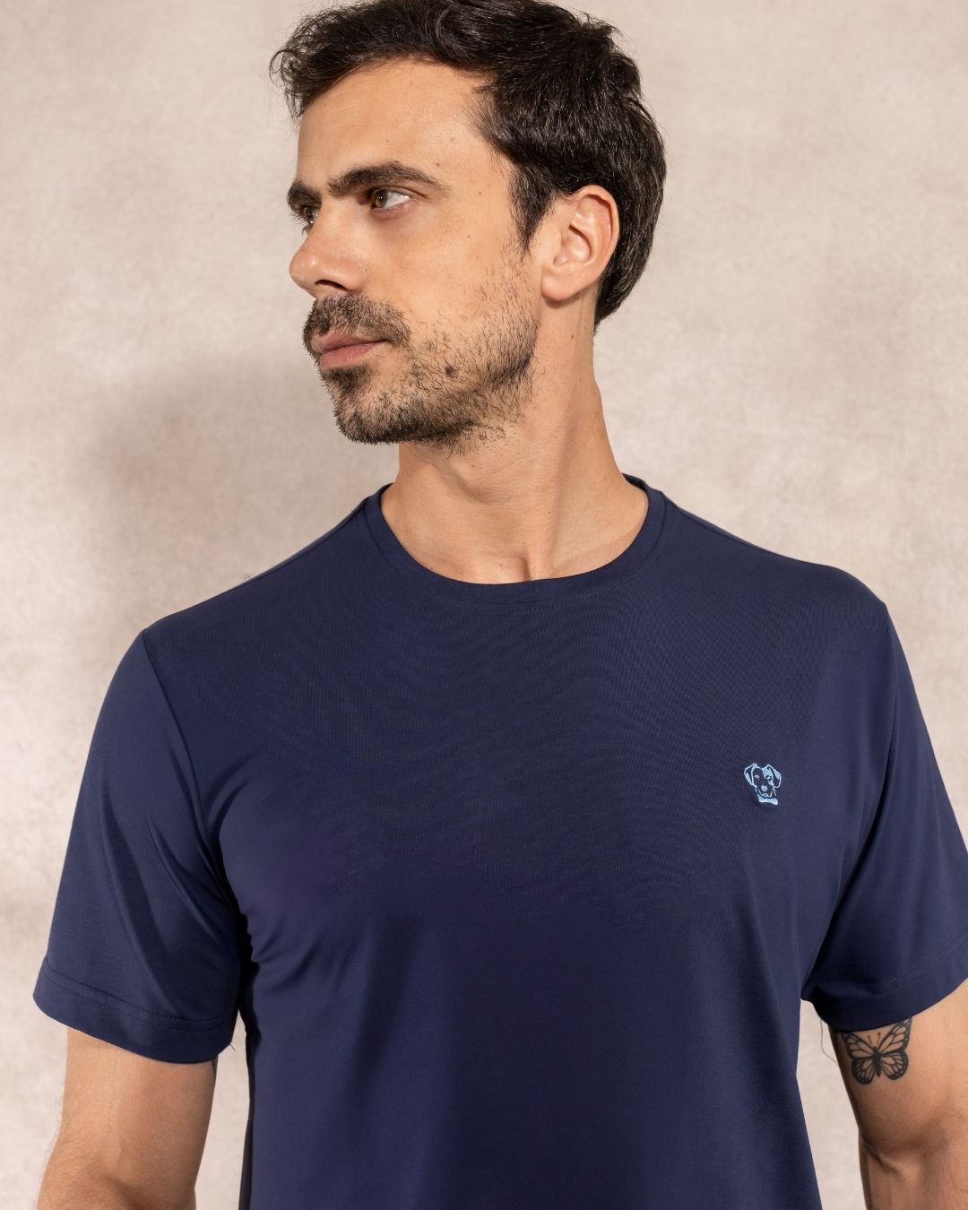 Camiseta Antimanchas Azul Navy - Talla Regular