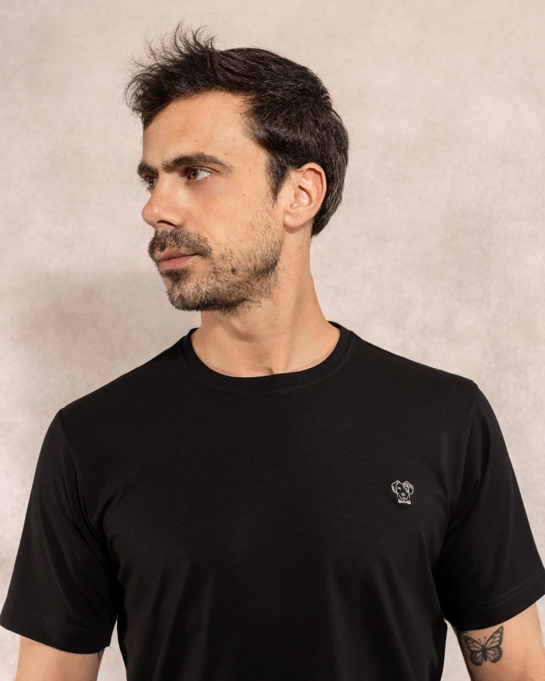 Camiseta Antimanchas Negra - Talla Regular