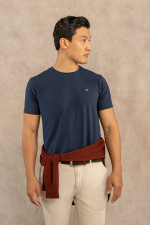 Camiseta Antimanchas Dark Blue para Hombre