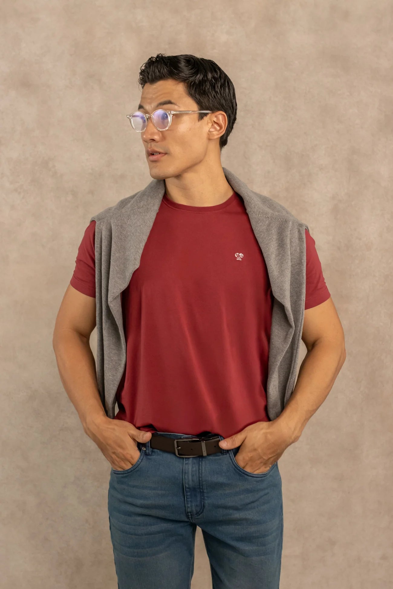 Camiseta Antimanchas Vinotinto - Talla Regular