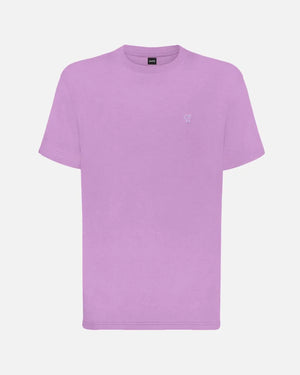 Camiseta antimanchas lila Blue para hombre marca DANTE tallaje regular fit foto mockup