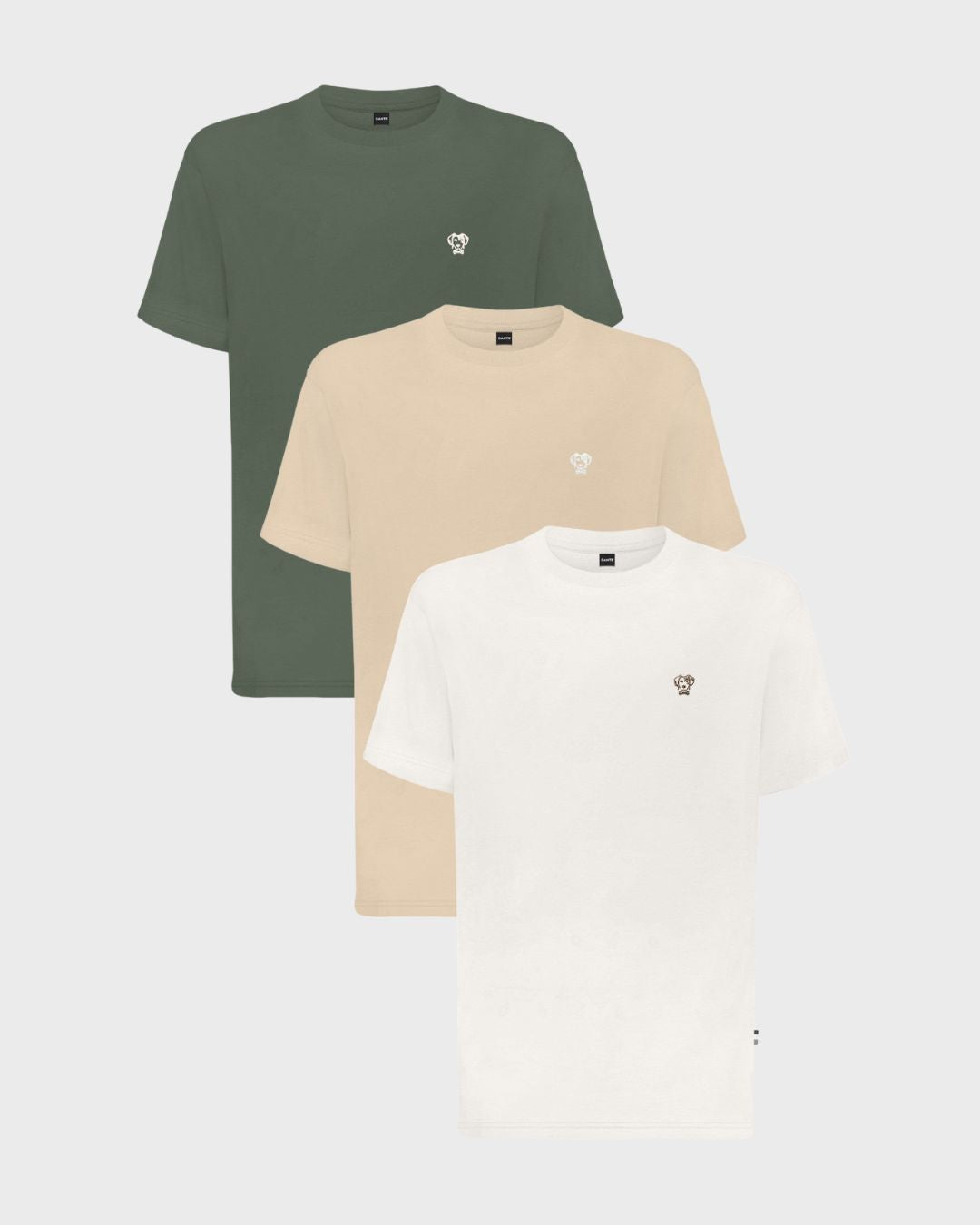Pack 3 camisetas antimanchas