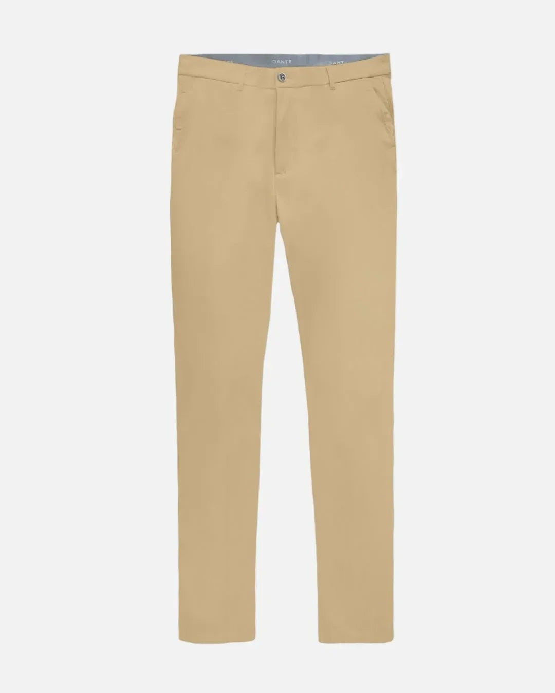 Pantalón performance antimanchas Camel para hombre marca dante tallaje regular fit foto mockup
